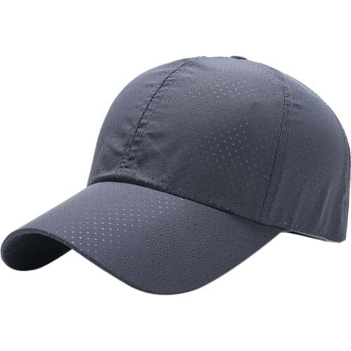 Men Women Summer Sports Hats Thin Mesh Portable Quick Dry Breathable UV Protection Hats