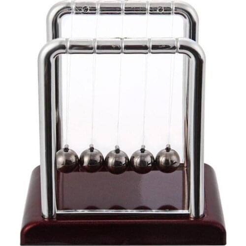 Newtons Cradle Desk Table Decor Metal Pendulum Ball Balance Fun Desk Toy Educational Development Ball Science Early Pendul V4G7