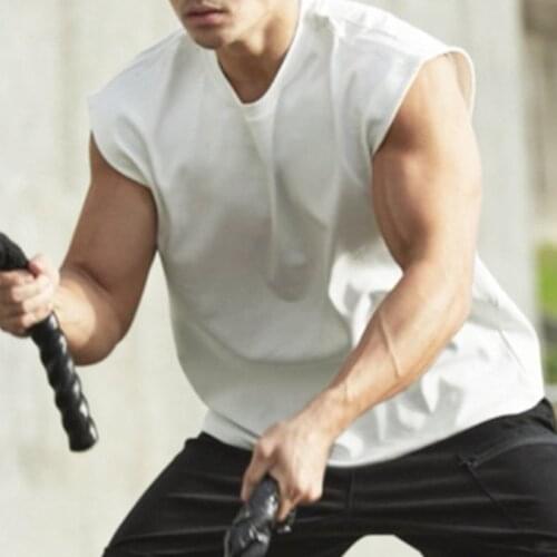 Gyms Tank Tops Men Quick Dry Sleeveless Sports Shirt Men Fitness Clothing Summer Cool Crossfit Mens Running Vest