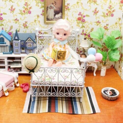 Miniature LED Battery Light Desk Lamp with On/Off Switch for Dollhouse Decor 1:12 Scale