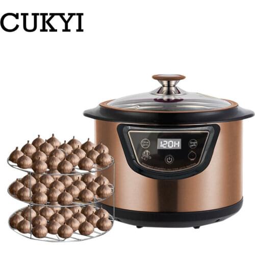 CUKYI 3 in 1 Multifunctional 6L Automatic zymosis pot Black garlic fermenter pickle black garlic Yeast fermentation fermenting