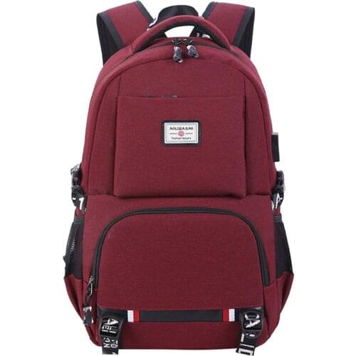 Brand Laptop Backpack Men Womens Travel Bags Multifunction Rucksack USB Charge Computer Backpack For Teenager High capacity