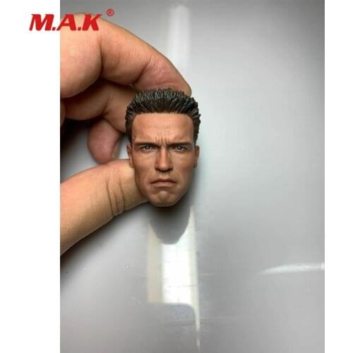 1/6 Head Model Sculpt Arnold Schwarzenegger For 12'' Male HT Phicens Body Figure