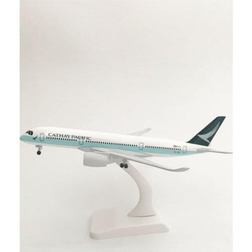 20cm Cathay Pacific Airbus A350 Plane Model Airplane Model Aircraft Model 1:300 Diecast Metal Planes Toys Gift