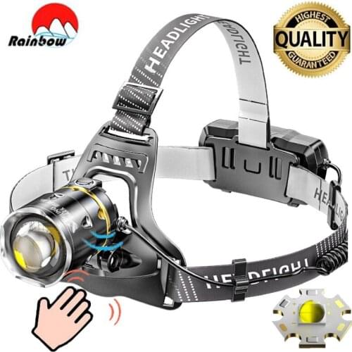 500000LM 1000M Long Range Most Powerful Led Headlamp XHP70 High Power Headlight USB Rechargeable Head Flashlight Zoom Head Torch