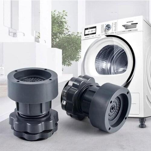 Adjustable Heighten Anti Vibration Pad Washing Machine Anti-slip Foot Cover Refrigerator Furniture Lifting Base Floor Protector