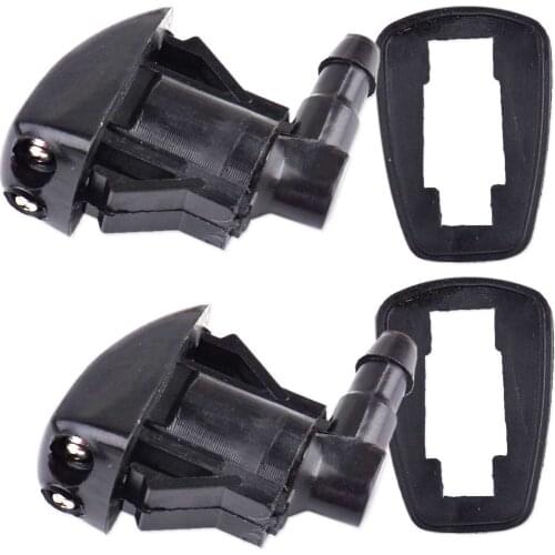 CITALL 2pcs Front Windshield Washer Wiper Jet Spray Nozzle for Chevrolet Malibu Pontiac G6 Saturn Chrysler Sebring Dodge Stratus
