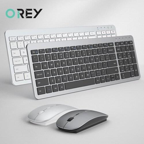 Rechargeable 2.4G Wireless Keyboard Mouse Combo For Macbook Pro Laptop PC Gamer Computer Magic Gaming Keyboard Mouse Set Keypad