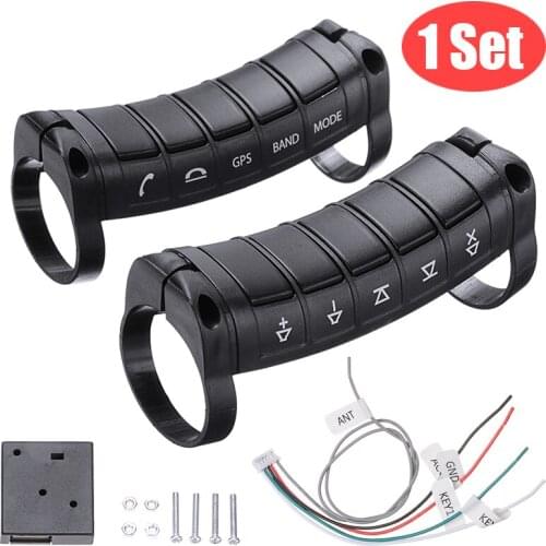 1 set Wireless Car Steering Wheel Button Remote Control Kit Car Replacement Accessories For Stereo DVD GPS