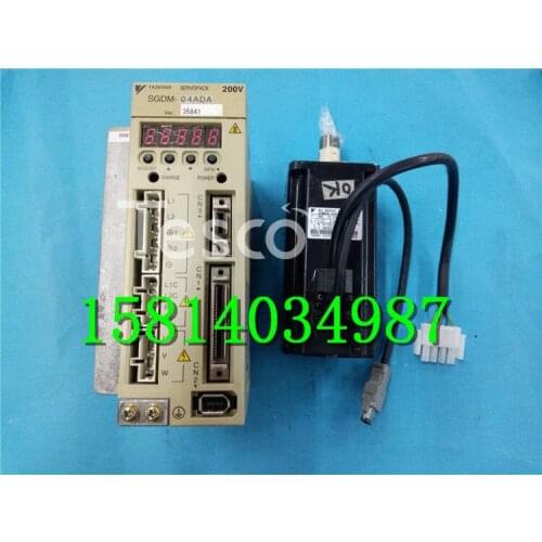 SGDM-04ADA + SGMAH-04AAA4 Driver + Motor Set 400W, Shipped on the Same Day