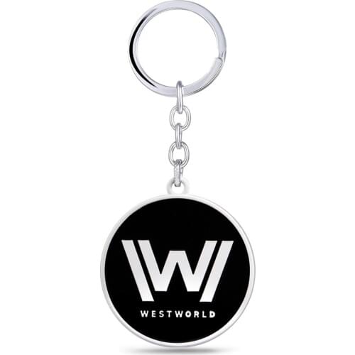 TV Westworld Season 2 Keychain West World Metal Pendant Fashion Jewelry W Keyrings Men Car Women Bag Key Chain Chaveiro llaveros