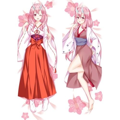 Japan Anime Tensei shitara Slime Datta Ken Shuna Dakimakura Fullbody Long Pillow Case Throw Cushion Pillow Cover 150x50cm