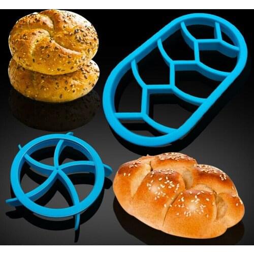 1PC Round Circular Oval Bread Molds Fan Shaped Dough Cookie Press Bread Biscuit Moulds Kitchen Baking Accessories Kitchen Tools