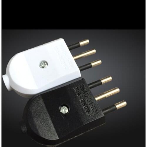 10PCS 250V Italy Power Plug Socket 10A Italy standard Detachable Wiring Connection Plug