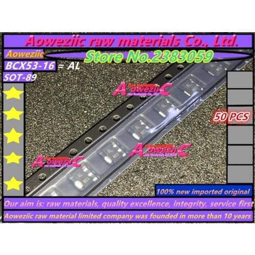 100% new imported original BCX53-16 AL BCX56-16 BL PBSS5350X S46 SOT-89 Z0109NN 5AA4 Z9N PZT751T1G ZT751 NCE0106R SOT-223