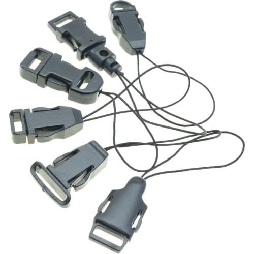 1000pcs/pack Detachable Buckle For Lanyard Worker Tag ID Card Holder Lanyard Accessories