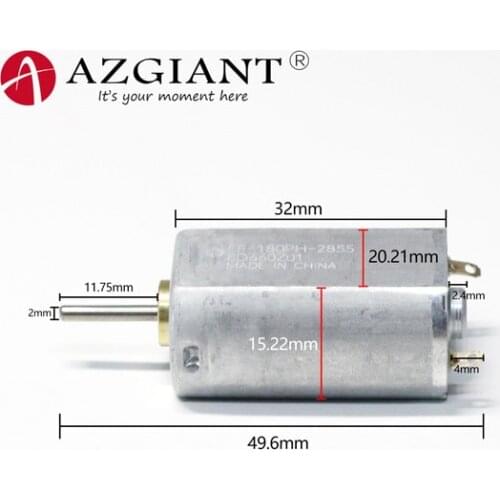 180 Motor FF-180PH-2855 High Speed DC Motor Shaver DC 3V-6V 17400RPM