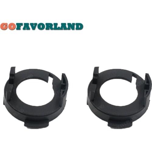 2Pcs H7 LED Headlight Bulb Adapter Holder Socket Base Retainer Clip Plastic Black For Kia For Hyundai For Opel Astra H