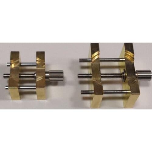 2Pcs Brass Watch Movement Holder Fixed Base Multi Function for Watchmaker Watch Clamp Watches Repair Tools