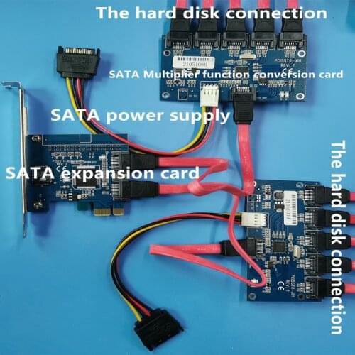 SATA 1Port to 5Port SATA adapter 10 port SATA adapter