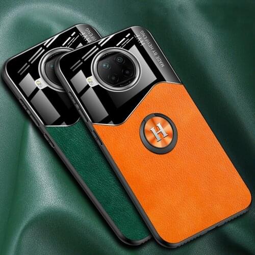 For Xiaomi Redmi Note 9T Case Luxury PU Leather With Stande Ring Magnetic protective Back Cover Case For Xiaomi Redmi Note 9 9t