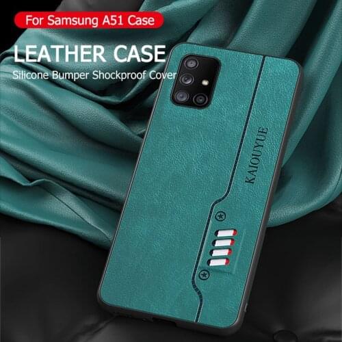 For Samsung Galaxy A71 A51 A41 A11 A01 4G 5G Leather Shockproof Phone Back Case For Galaxy A50 A50S A30S A21S A10S A20S Cover