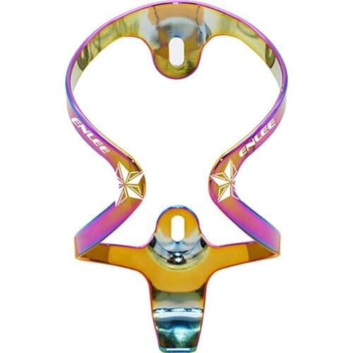 ENLEE Bike Water Bottle Holder Aluminum Alloy Bicycle Water Bottle Cage Lightweight and Strong for Road Mountain Bikes