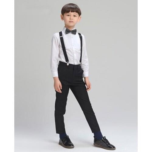 Boys Ceremonial Pants Children Kids Formal Trousers Gentle Boys Pants for Wedding Fashion Big Boys Formal Classic Costume F62
