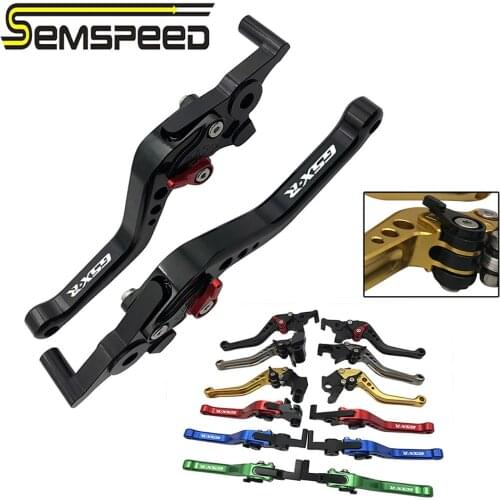 GSXR LOGO Motorcycle CNC Short Brake Clutch Levers For Suzuki GSXR600 GSXR750 GSXR1000 2011-2018 2019 GSX-R gsxr 600 700 1000