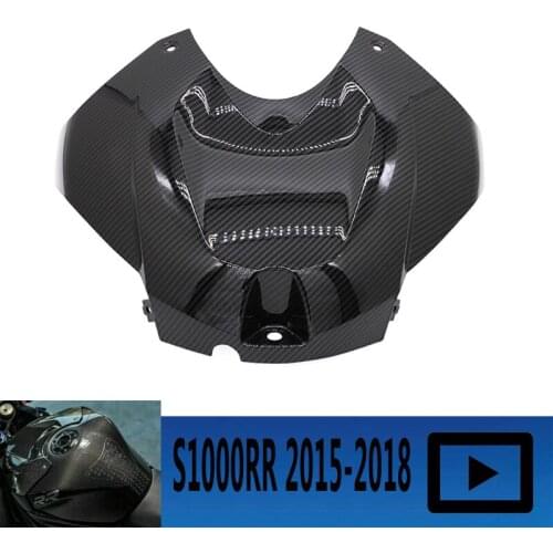 Motorcycle ABS Injection Material For BMW Model Carbon Fiber Fuel Tank Cap Fuel Tank Protection Cover S1000RR S 1000RR 2015-2018