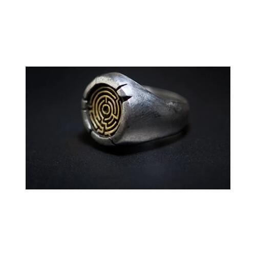 Wholesale Vintage Maze Ring Stainless Steel Mens New Design Biker Rock Roll Gothic Punk Wedding Engagement Jewelry Ring OSR530