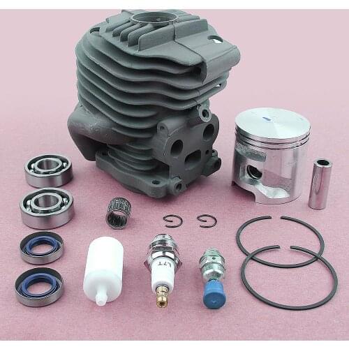 Chain saw 51mm Cylinder Piston Grooved Ball Bearing Kit For Husqvarna K750 K760 cutoff concrete saw Engine Motor Parts