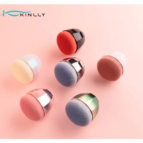 Round Shape Brush Women Fundation Brush Thick Loose Powder Cosmetics Cream Foundation Brush for Makeup Solid Color Makeup Tool