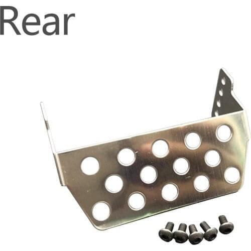 Metal Rear Chassis Protector Plate For 1/10 TRX-4 RC Climbing Car Truck
