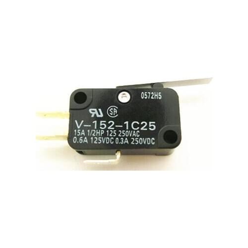 Subminiature Snap Action Switch V-152-1C25 BY OMI V15M0028A 1NO+1NC