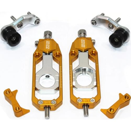 For Aprilia RSV4 2009 2010 2011 2012 2013 2014 CNC Chain Tensioner Catena Adjuster with Spool Aluminium Alloy