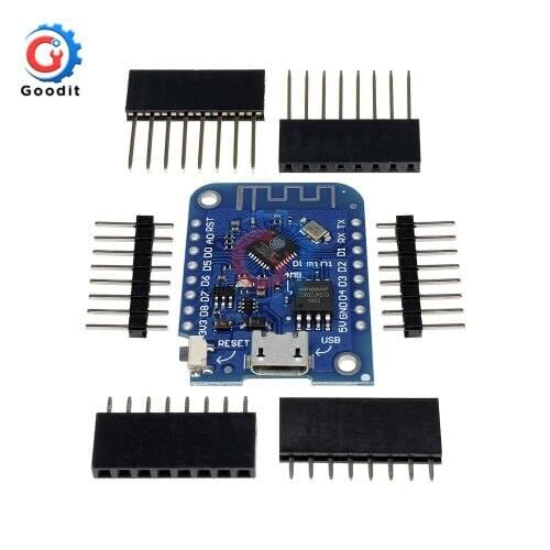 New Wemos D1 Mini V3.0.0 WIFI Internet of Things Development Board Based ESP8266 CH340 CH340G For Arduino Nodemcu V2 MicroPython