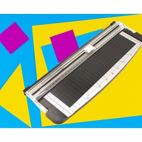 Portable A4 Sliding Paper Cutter 12.6 Inch Cut Length Paper Trimmer Scrapbooking Tool Cutting Mat Machine for DIY Craft Paper