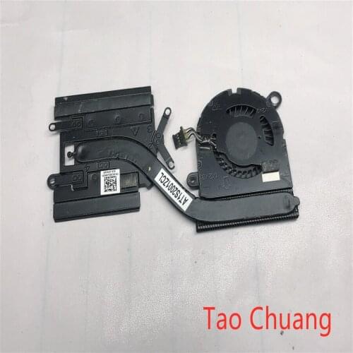 Disassemble used FOR Dell Latitude E5289 5289 7389 laptop CPU radiator cooling fan 0R2X0G