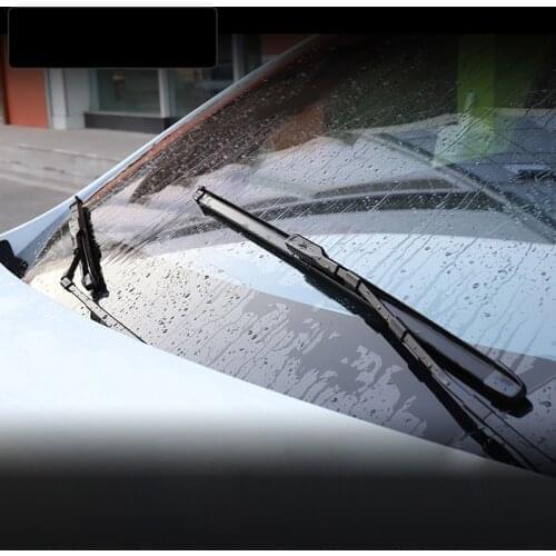 Car Boneless Wiper Blade Windshield Spray Water Jet Wiper Soft Rubber Cleaner For Tesla Model X S 3 Auto Decor Accessories