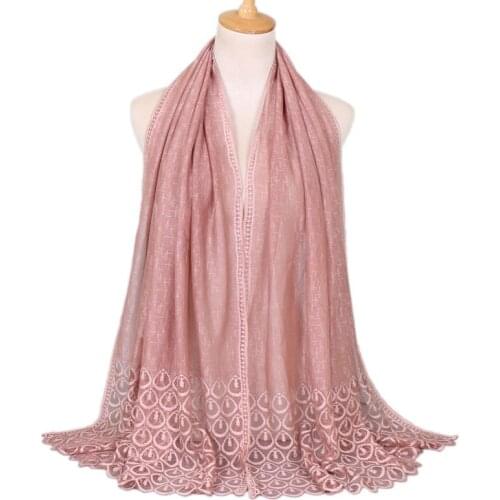 Spring flower lace scarf polyester muslim hijab shawls wraps headband fashion autumn scarves/scarf 11 color 180*70cm