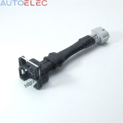 100Pcs EV1 female wire Harness to Denso Male Automotive Injector Adapters Wired Adapter Converter