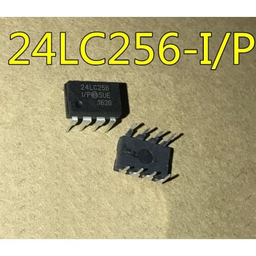 10PCS 24LC256-I/P DIP-8 24LC256I/P DIP8 24LC256 EEPROM DIP 24LC256-I/P