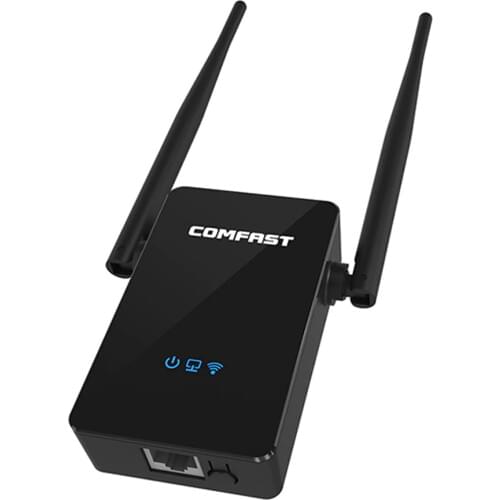 2019 New Wireless WiFi Repeater With 2.4G/5.8G External Antenna 750Mbps WIFI Strong Signal Booster Upgrade US/EU Regulations