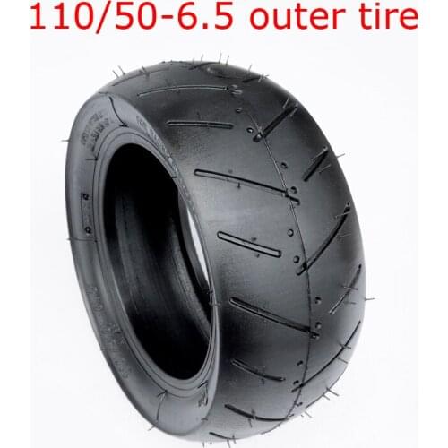 90/65-6.5 Front Vacuum Tire 110/50-6.5 Rear Thickened Tubeless Tyrefor Mini Motorcycle 47-49cc Pocket Dilt Pit Bike