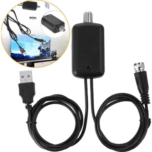 Antena Digital HDTV Signal Amplifier Booster for Cable TV Fox Antenna TV Fox Better Signal HD Channel 25db TV Booster Amplifier