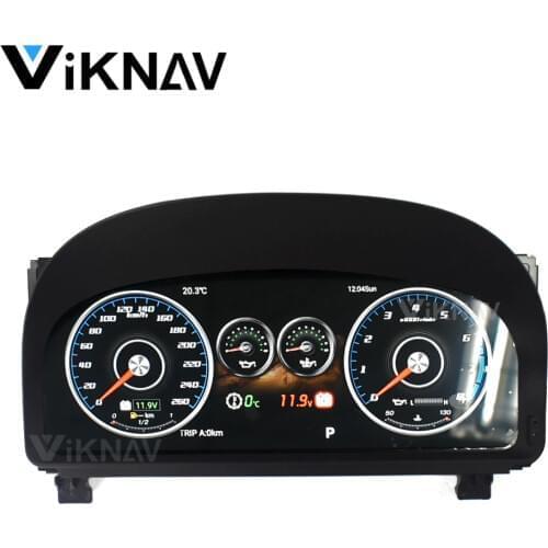 Car LCD Meter instrument dashboard screen Android 9.0 For-Toyota Vellfire Alphard 20 2008-2014 Multimedia player GPS Navi 12.3"