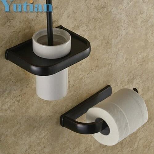 Free shipping,solid brass Bathroom Accessories Set,Paper Holder toilet brush holder,bathroom sets,Oil Rubbed Bronze YT-10400-2