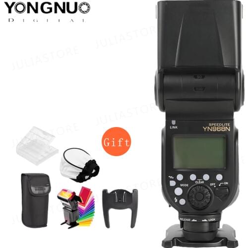 YONGNUO YN968N Wireless Flash Speedlite Equipped with LED Light YN968 TTL Flash for Nikon D7500 D3400 D7200 D5300 D750 D3200
