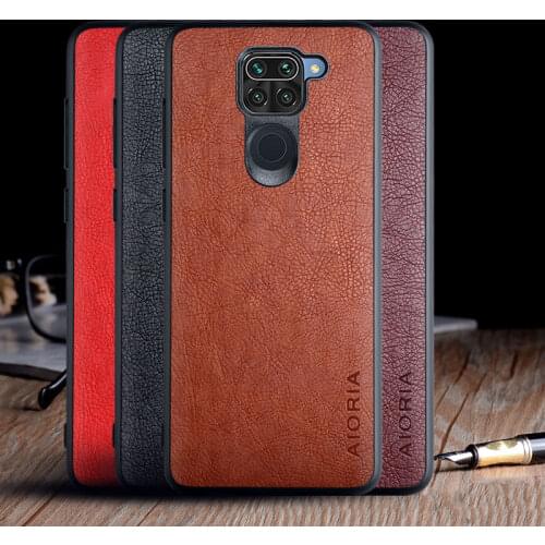 Case for Xiaomi Redmi Note 9 luxury Vintage Leather skin capa slot phone cover for xiaomi redmi note 9 case funda coque